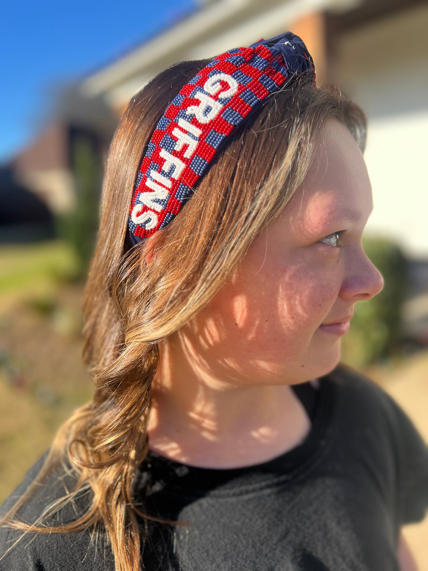 Griffins Beaded Headband