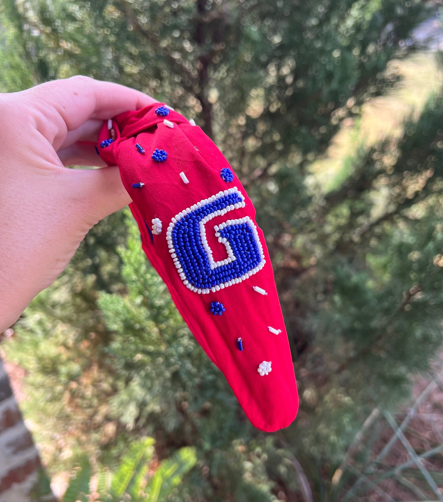 Apaches Red Sequin Headband