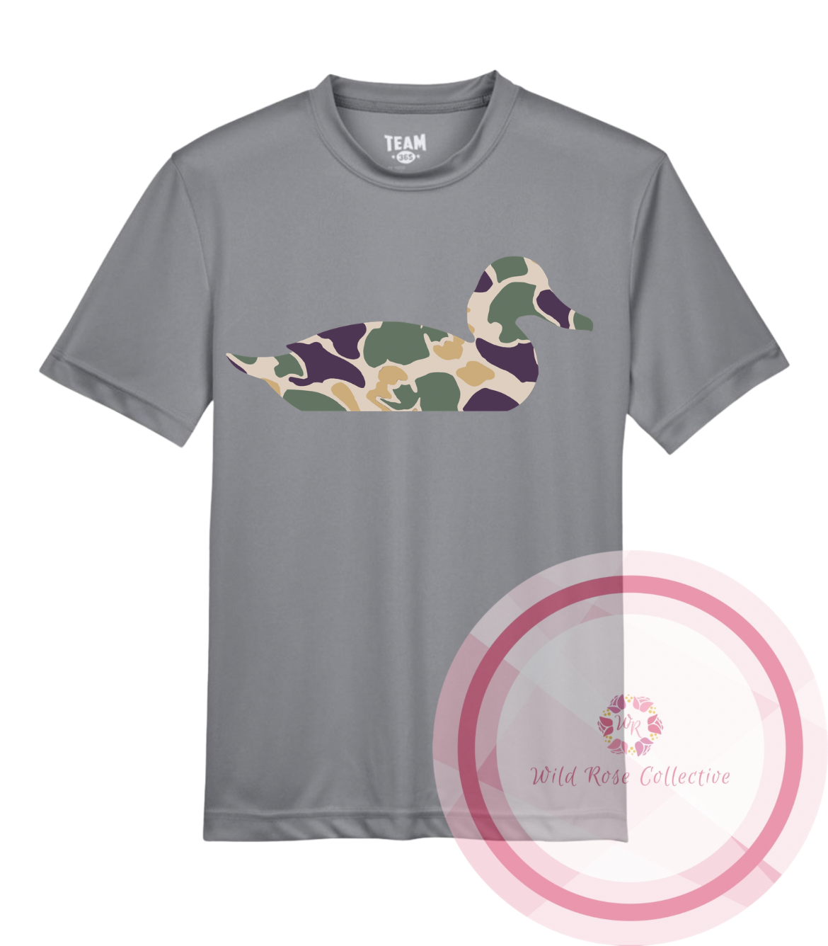 Mardi Gras Camo Duck