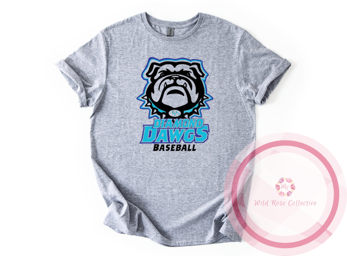 Diamond Dawgs logo tshirt