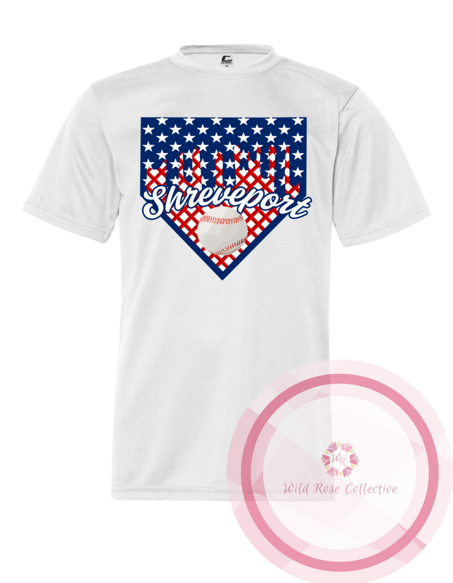 Shreveport Allstars Patriotic Drip Tshirt