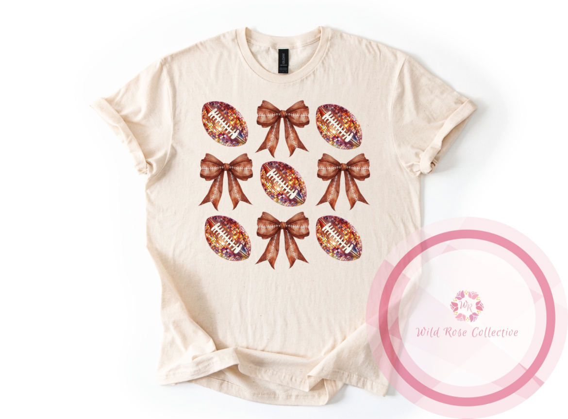 Football Bow Coquette