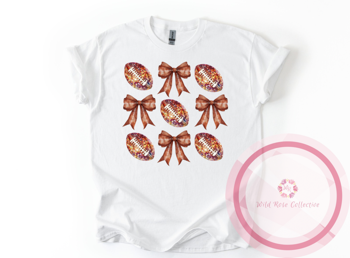 Football Bow Coquette