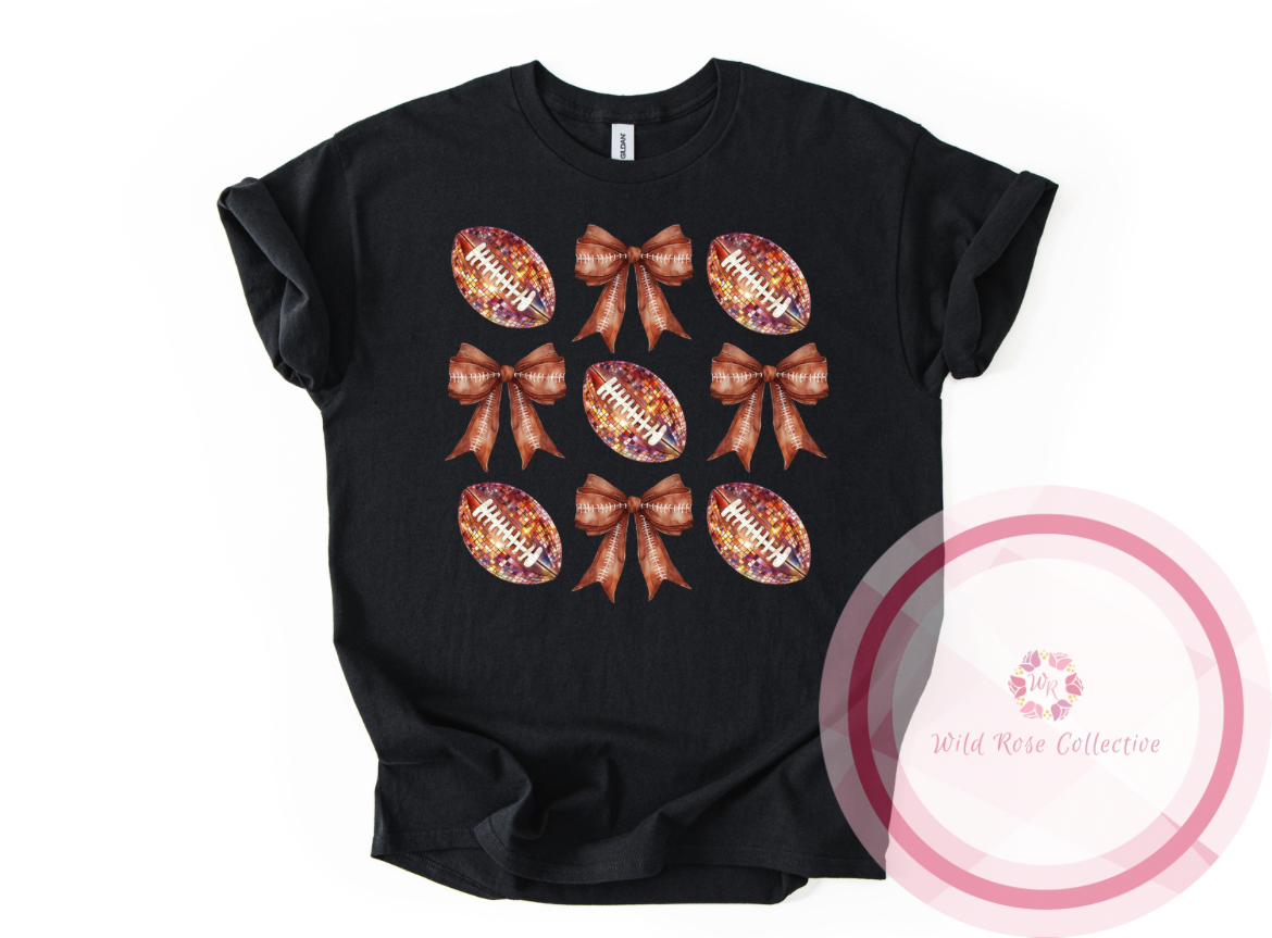 Football Bow Coquette