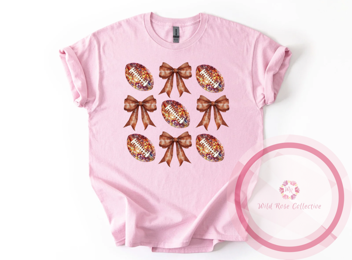 Football Bow Coquette