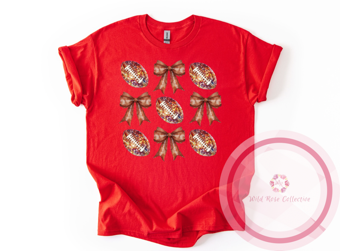 Football Bow Coquette