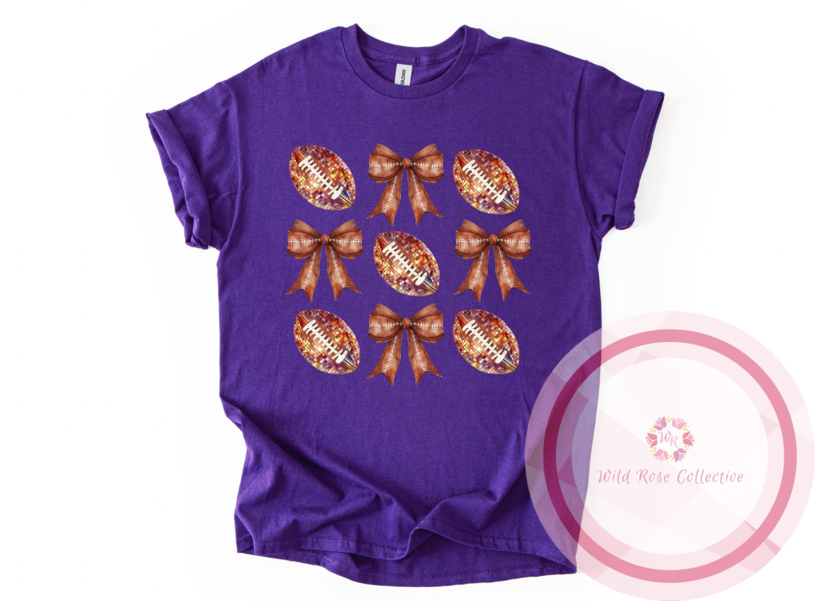 Football Bow Coquette