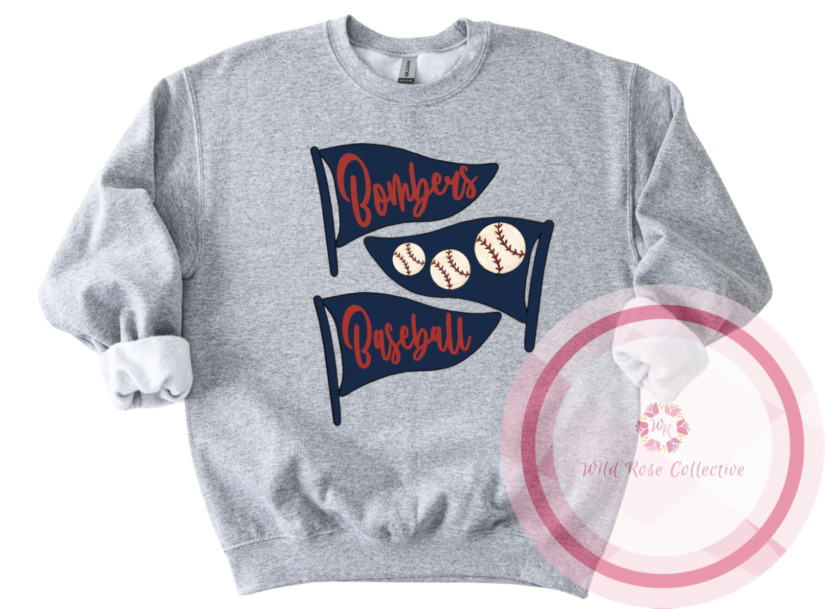Bombers Baseball Flag Sweatshirt