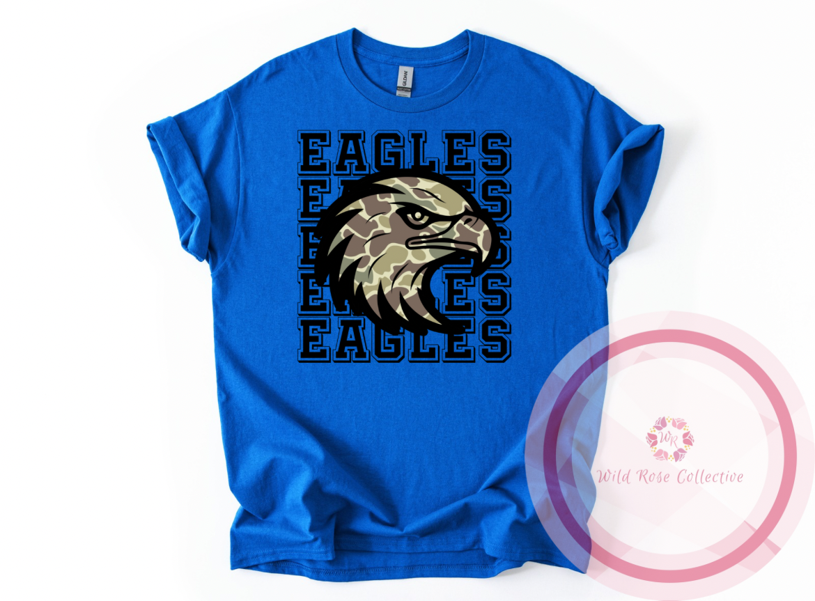 Eagles Old Camo Cotton Tshirt