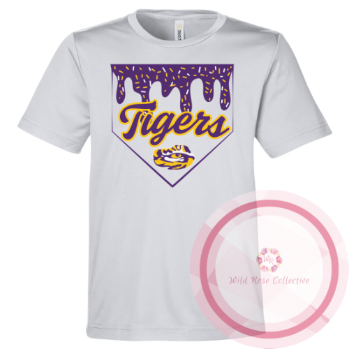 Tigers Drip Performance Tshirt