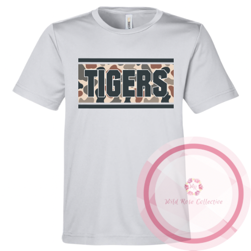 Tigers Camo Patch Performance Tshirt