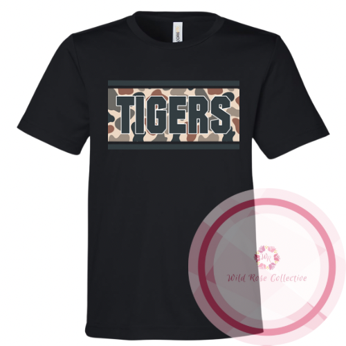 Tigers Camo Patch Performance Tshirt