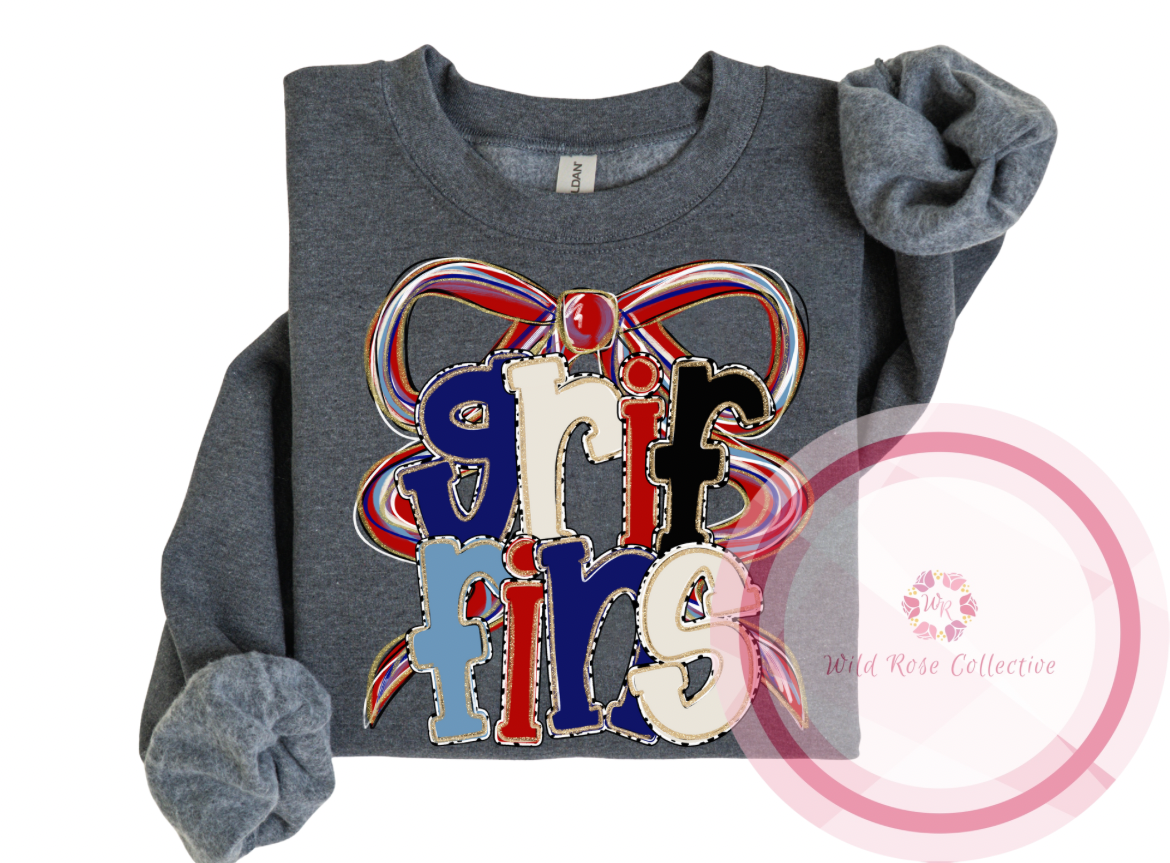Griffins Preppy Bow Sweatshirt