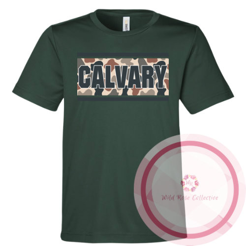 Calvary Camo Patch Performance Tshirt
