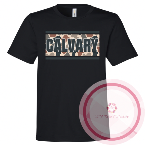 Calvary Camo Patch Performance Tshirt