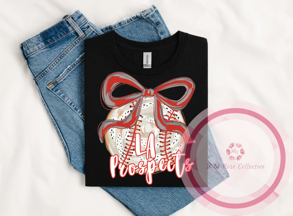 LA Prospects Paint Stroke Baseball Tshirt
