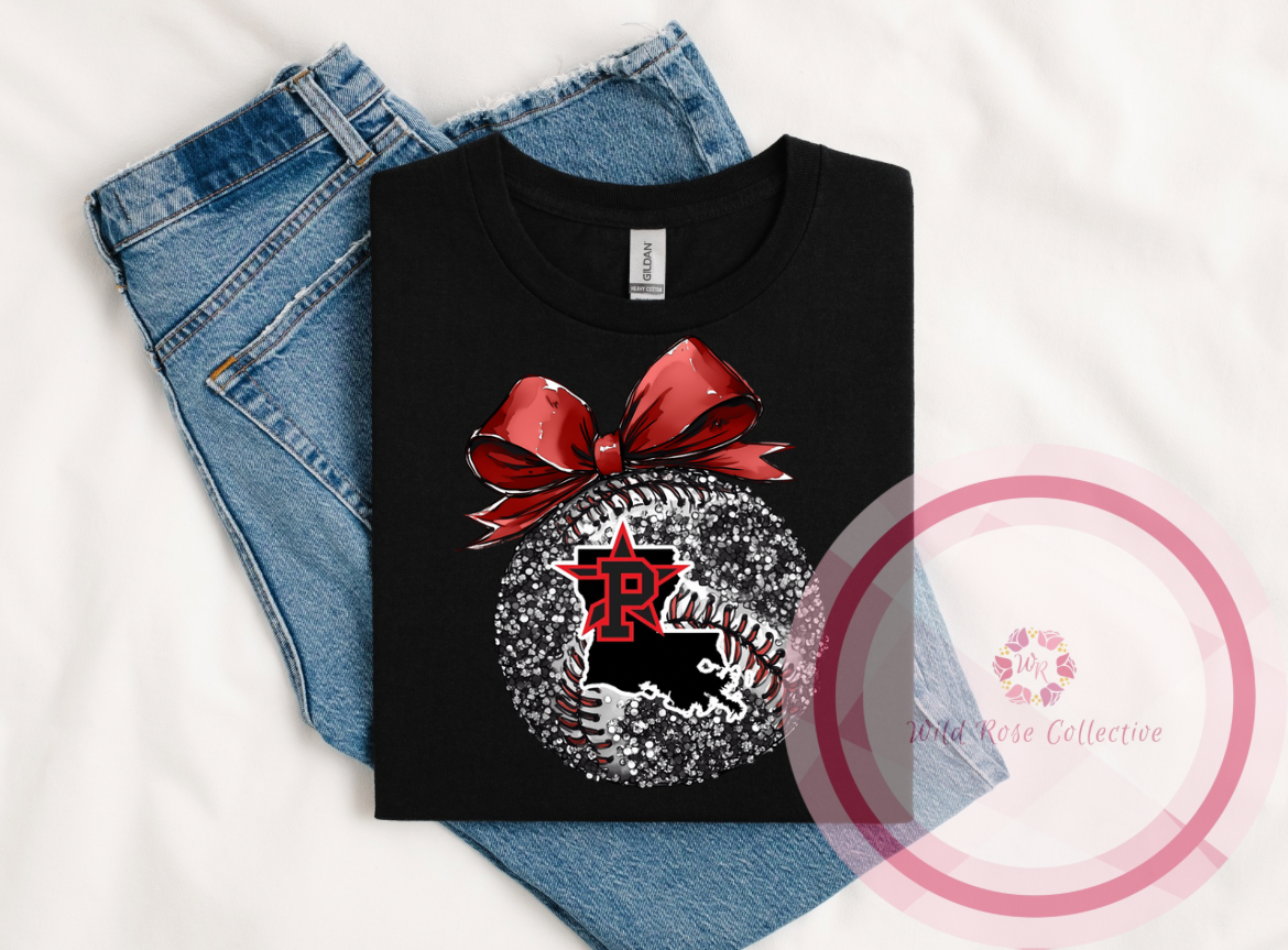 LA Prospects Vintage Glitter Baseball Tshirt