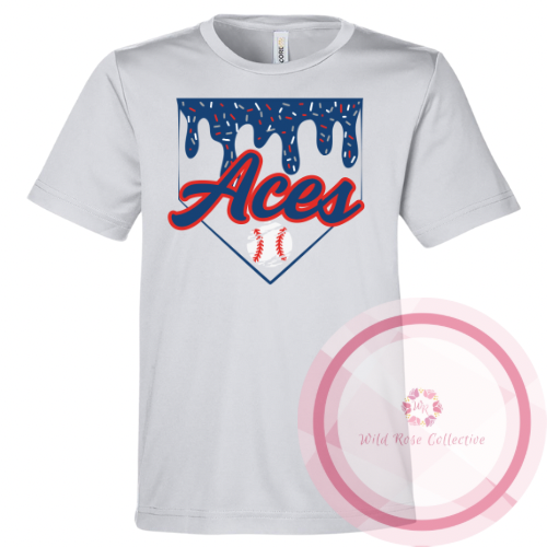 Aces Drip Performance Tshirt