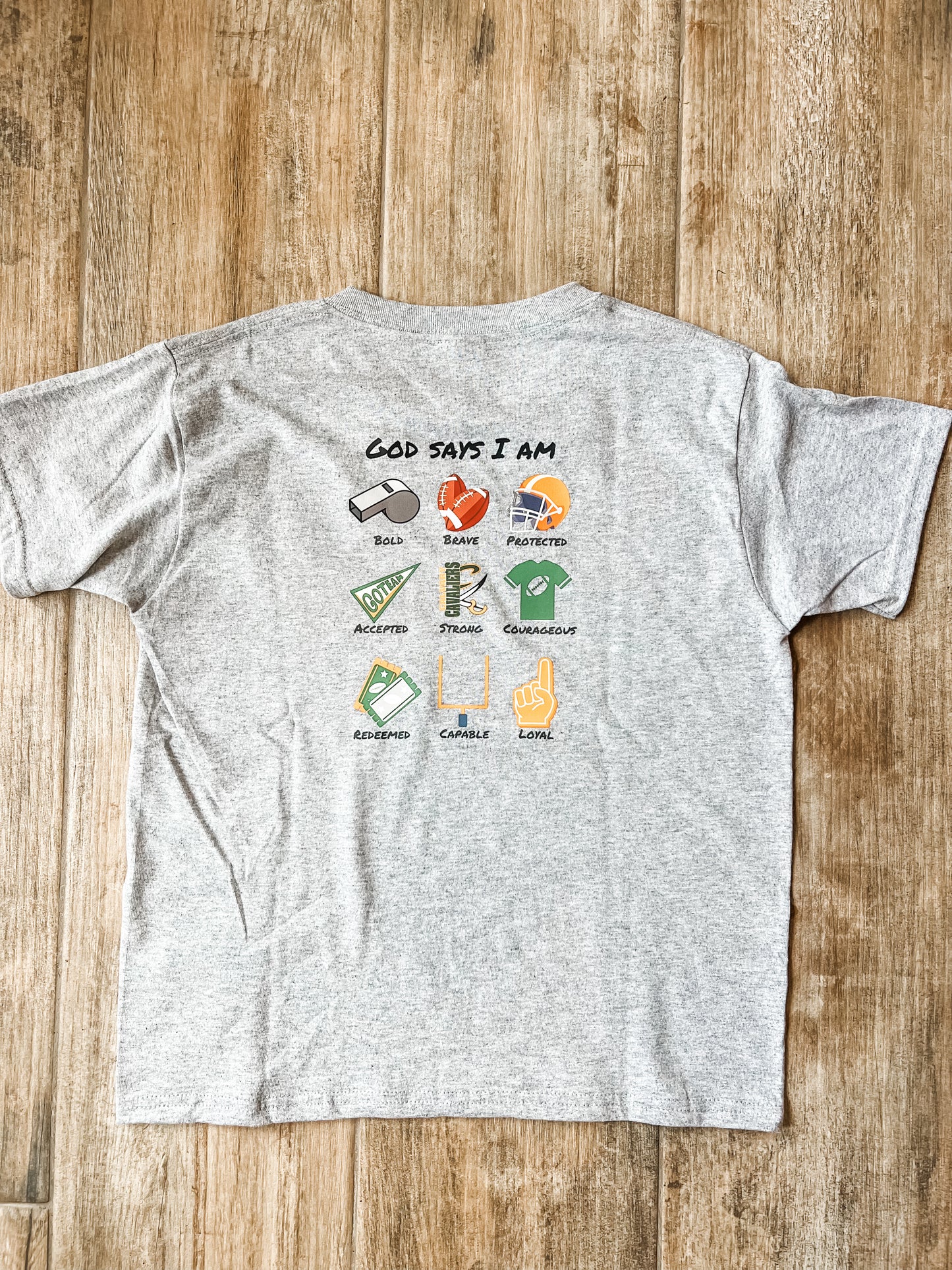 God Says I Am - Calvary Football