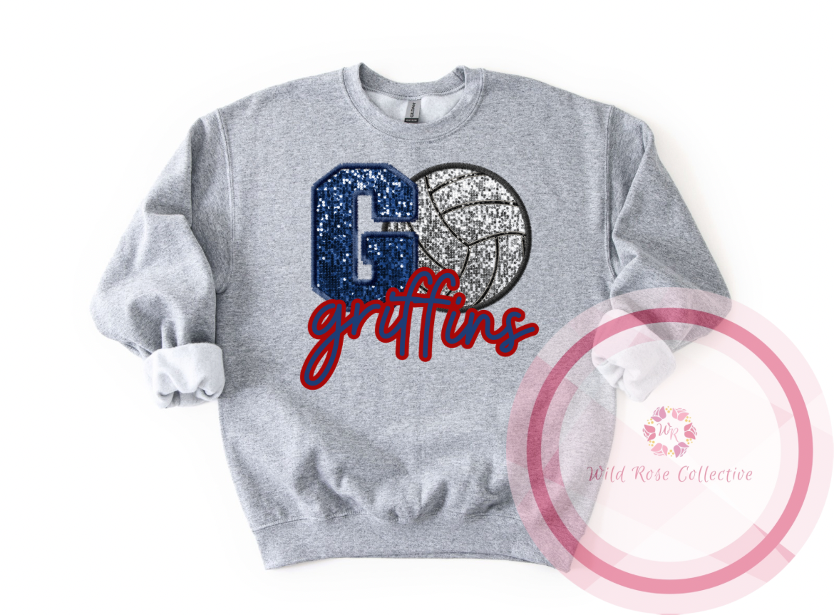 Go Griffins Volleyball sweatshirt