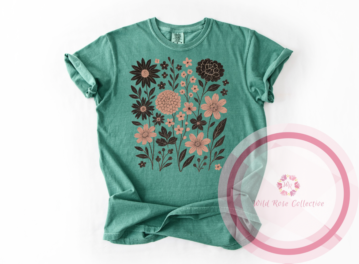 Fall Wild Flowers T-shirt
