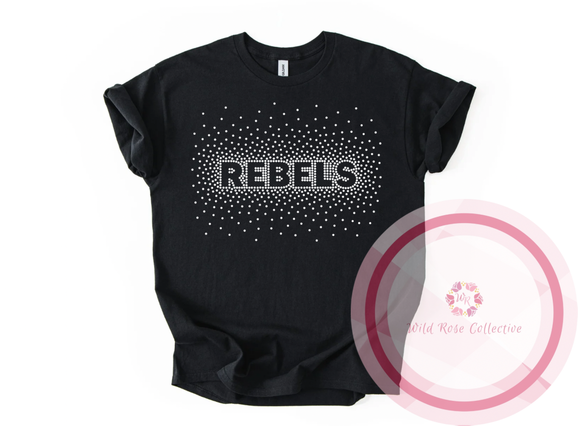 Rebels Rhinestone Tshirt