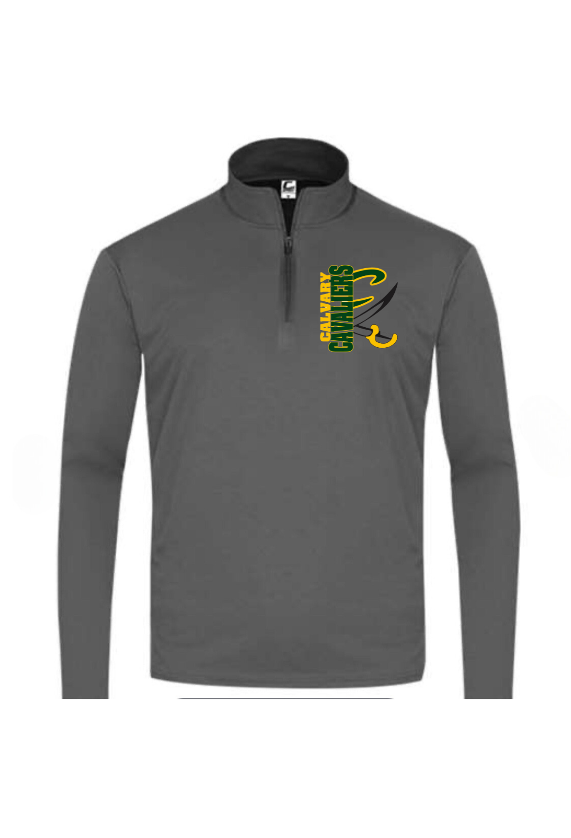 CBA long sleeve quarter zip - graphite