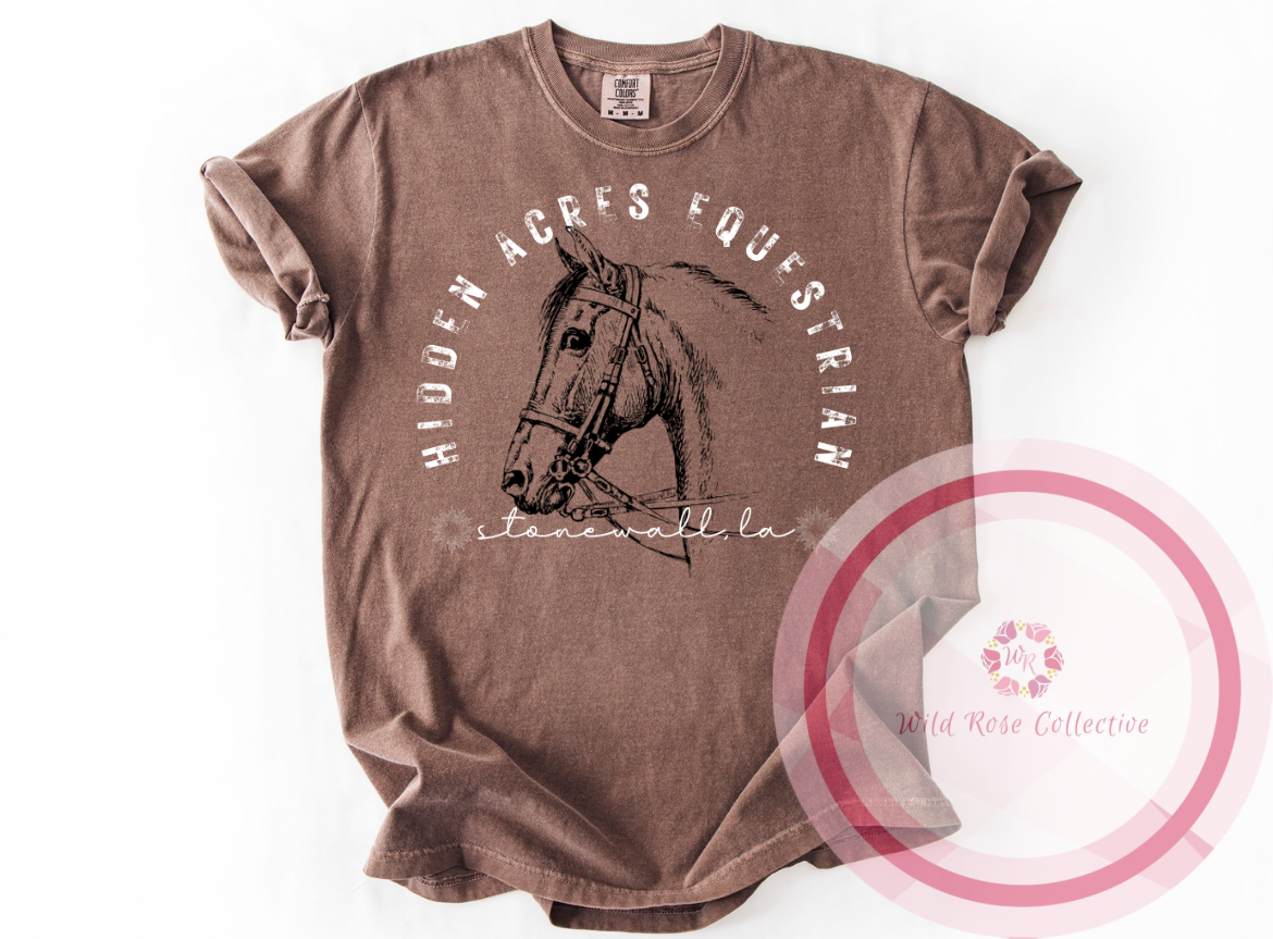 Hidden Acres Equestrian Tshirt
