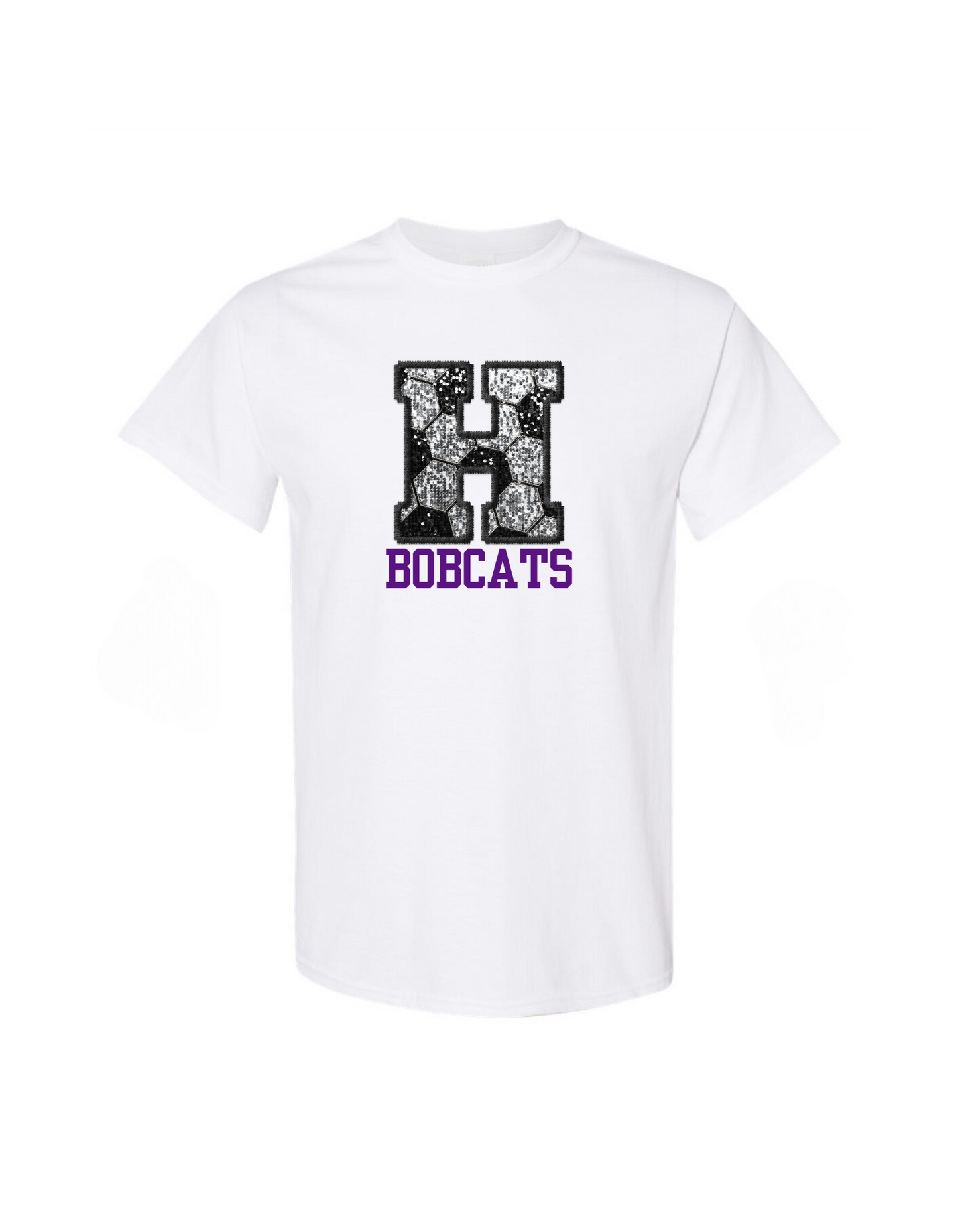 Bobcats Soccer - faux embroidery “H”