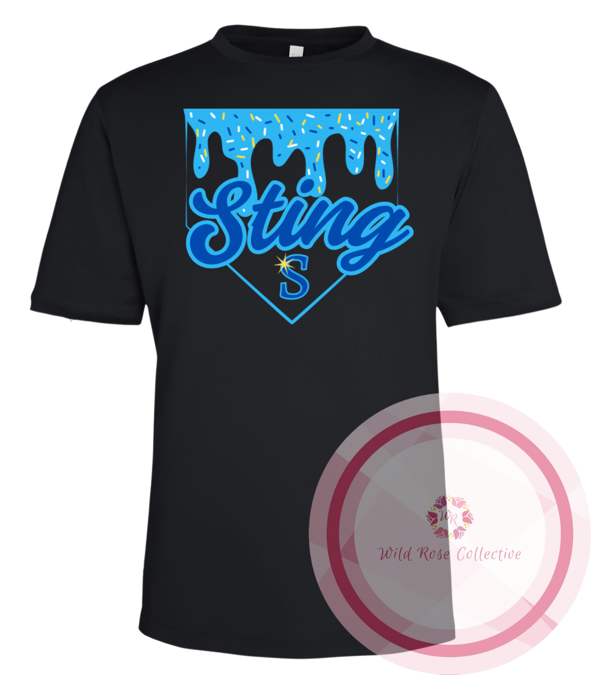 Sting Baseball Drip Tshirt