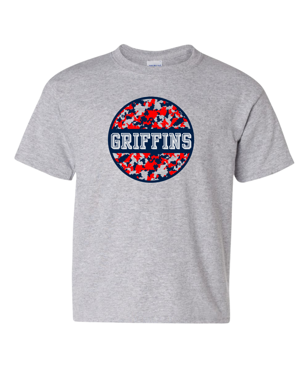 Griffins red & blue camo tshirt
