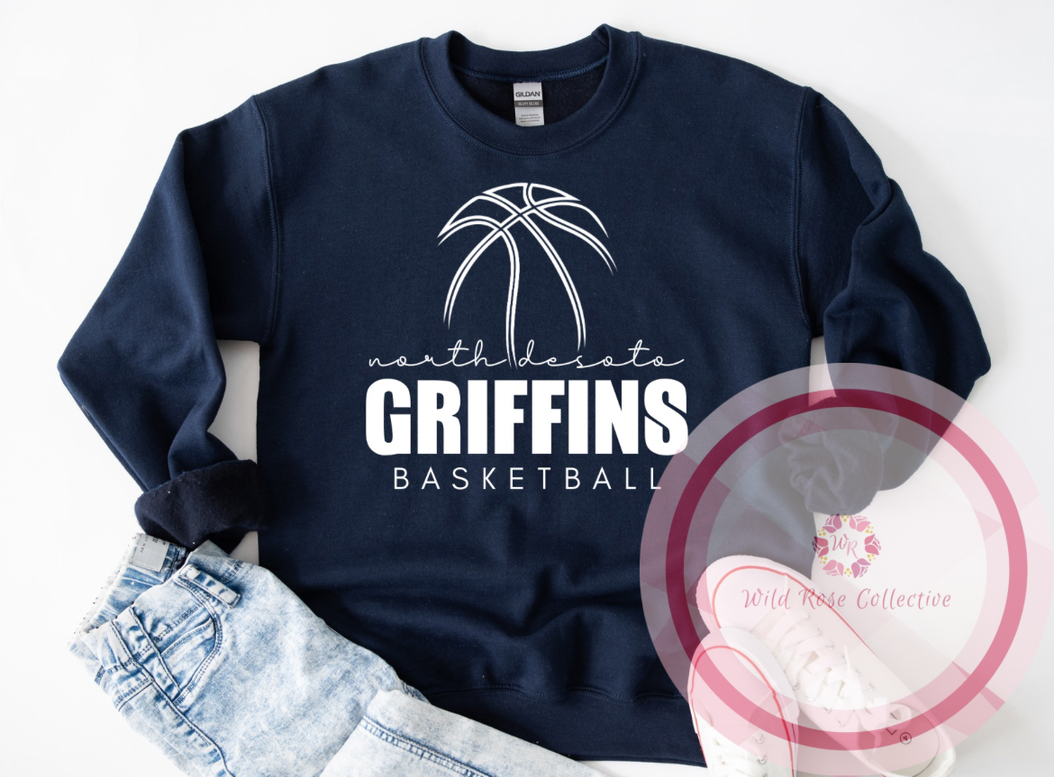 North DeSoto Griffins Basketball Sweatshirt