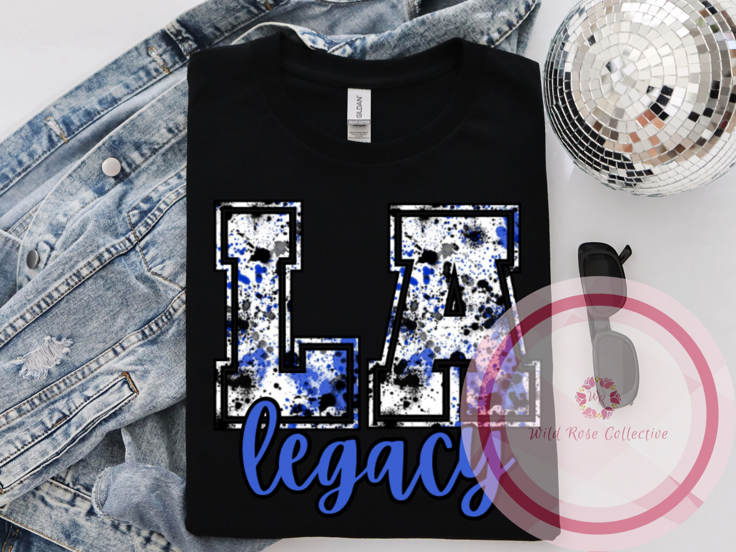 LA Legacy Paint Splatter Tshirt