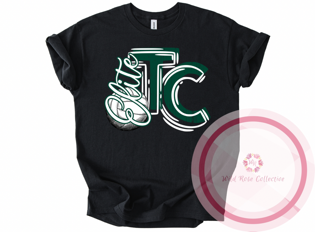 TC Elite Retro Volleyball Tshirt