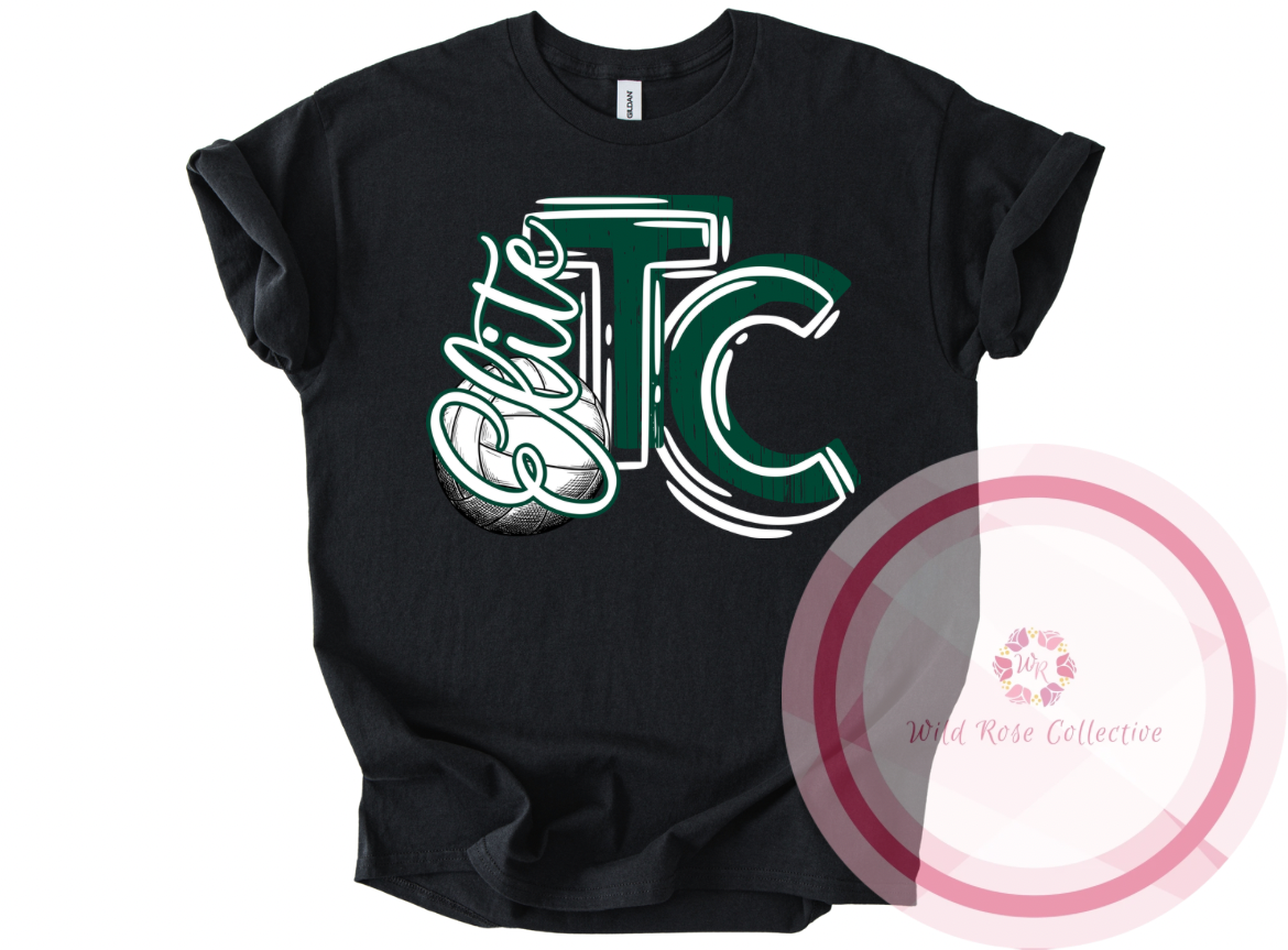 TC Elite Retro Volleyball Tshirt