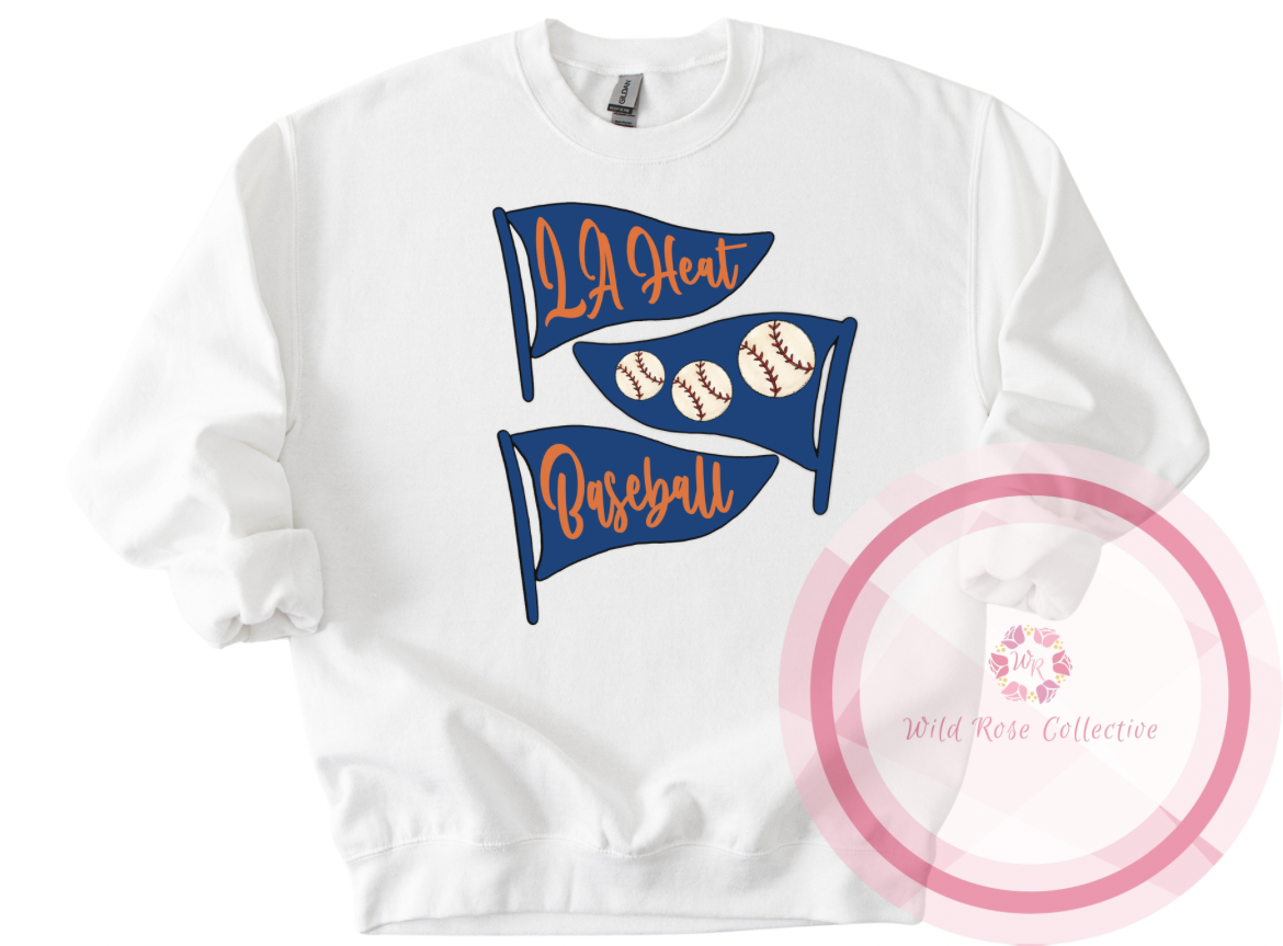 LA Heat Baseball Flag Sweatshirt