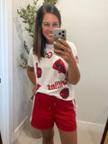 Griffins Cheer Sequin Tee