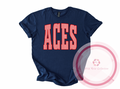 Aces Seersucker Tshirt