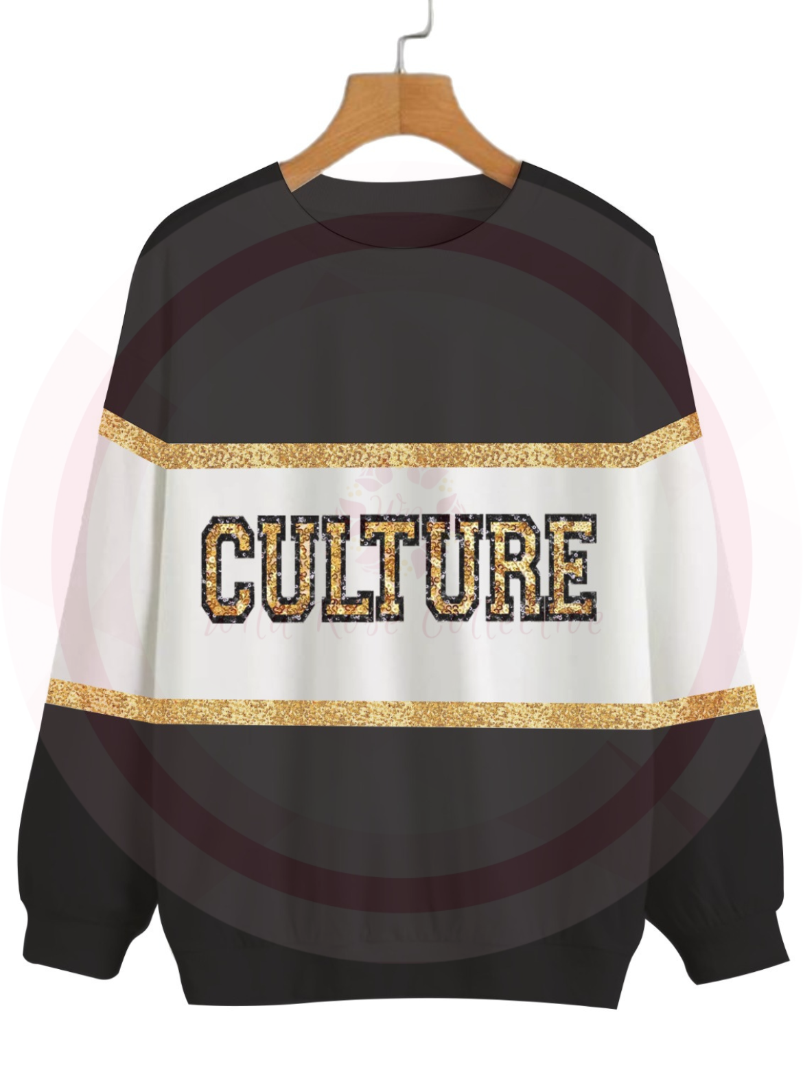 *PREORDER* Culture Sequin Color Block Sweatshirt