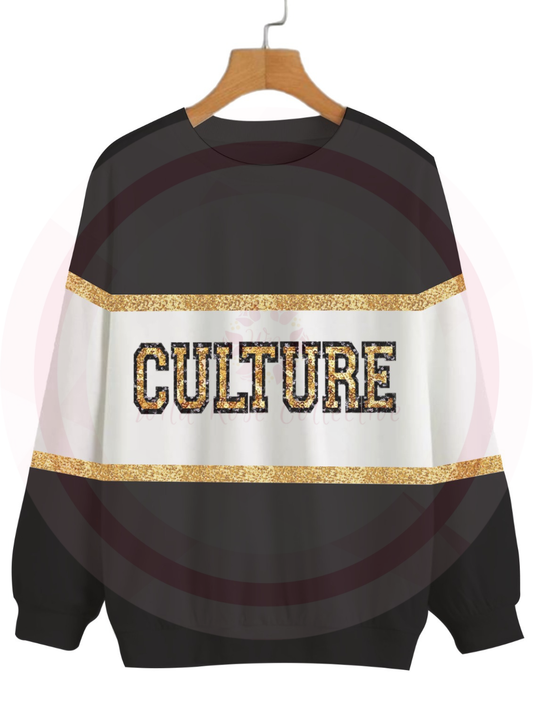 *PREORDER* Culture Sequin Color Block Sweatshirt