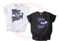 LA Heat Baseball Flag Tshirt