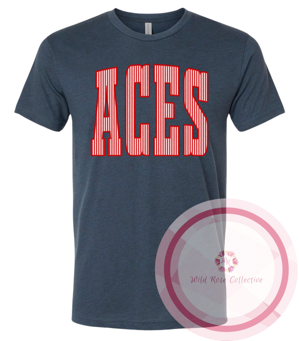 Aces Seersucker Tshirt