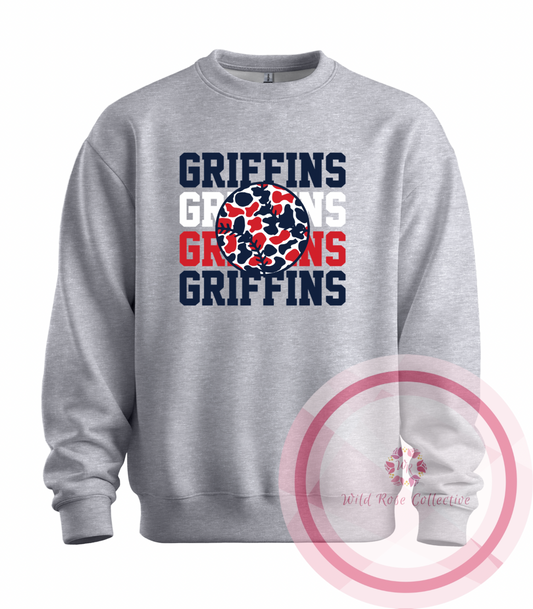 Griffins Camo Baseball Pullover