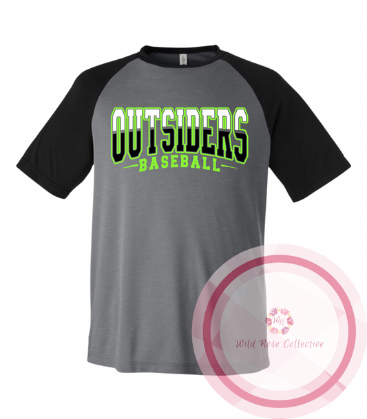 Outsiders Baseball Raglan Tshirt