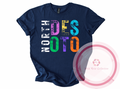 North DeSoto Color Letters Tshirt
