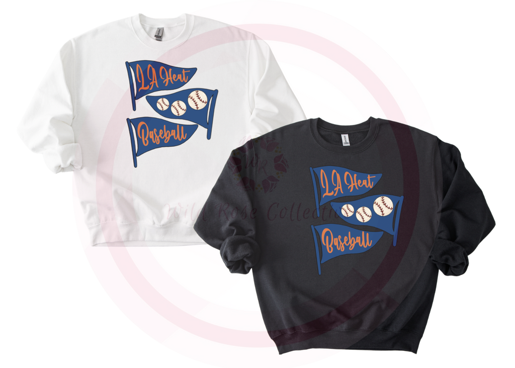LA Heat Baseball Flag Sweatshirt