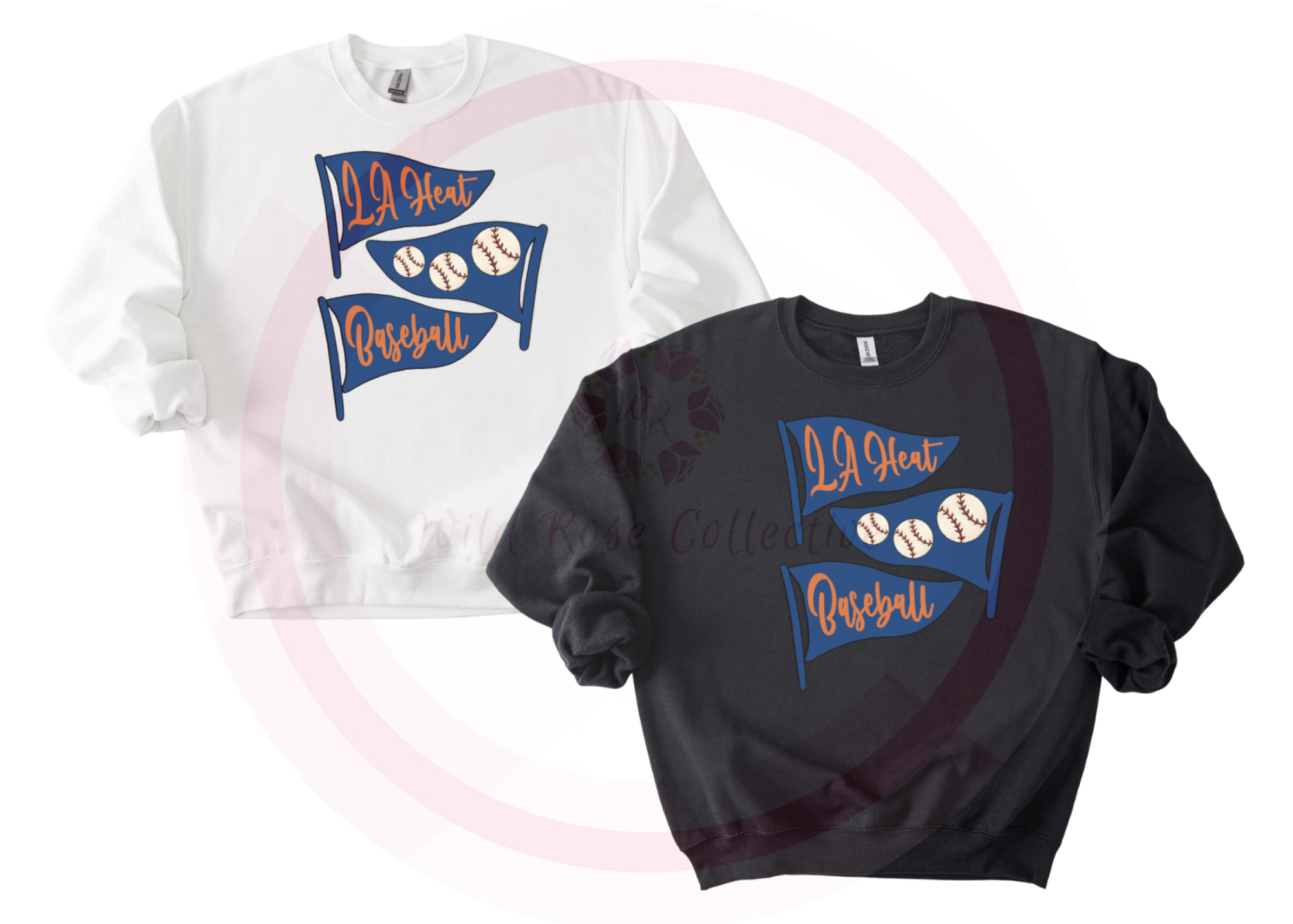 LA Heat Baseball Flag Sweatshirt