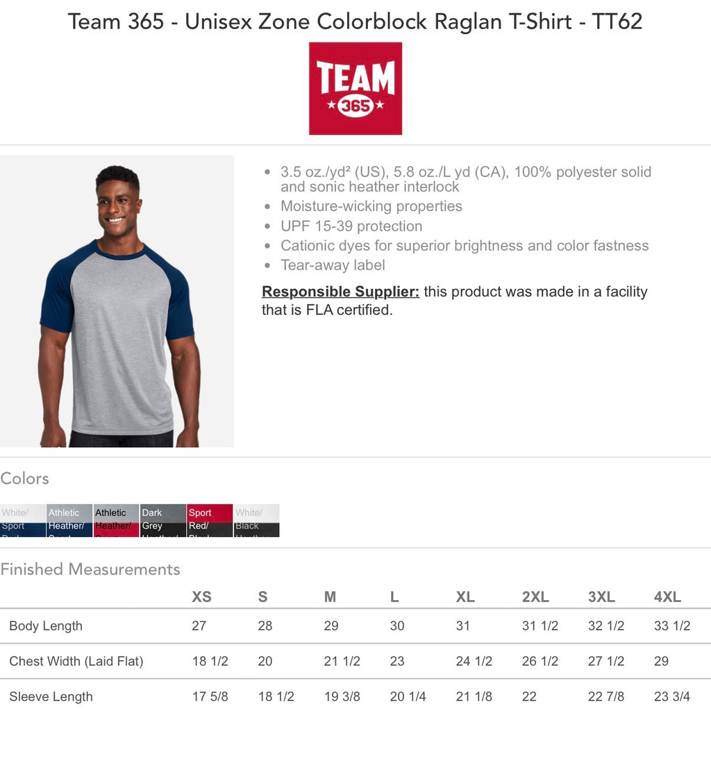 Benton Camo Baseball Raglan Drifit Tshirt