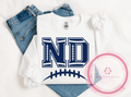 ND Football Laces Sweatshirt