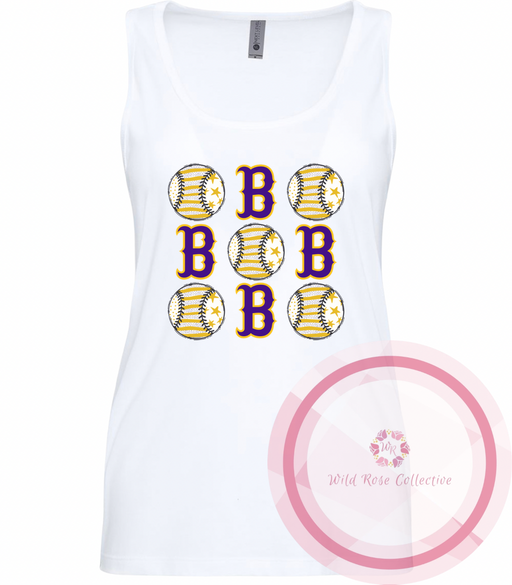 Benton Star Baseball Cotton Tank Top